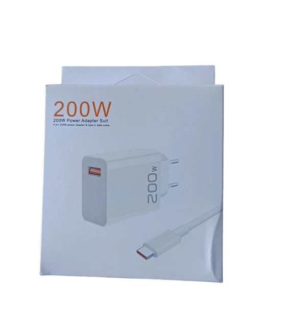 Универсальный сетевой адаптер АРТ 9919 USB с кабелем USB-C 200W зарядка для всех устройств - изображение 3