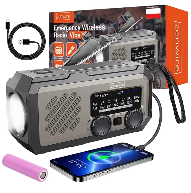 Odbiornik radiowy Zenwire Y2 Black (5904507521998) - obraz 7