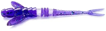 Силіконова приманка Fishup Flit 1.5" (10pcs.), #060 - Dark Violet/Peacock & Silver,10005132 - Фото 1 Силіконова приманка Fishup Flit 1.5" (10pcs.), #060 - Dark Violet/Peacock & Silver,10005132 - зображення 1