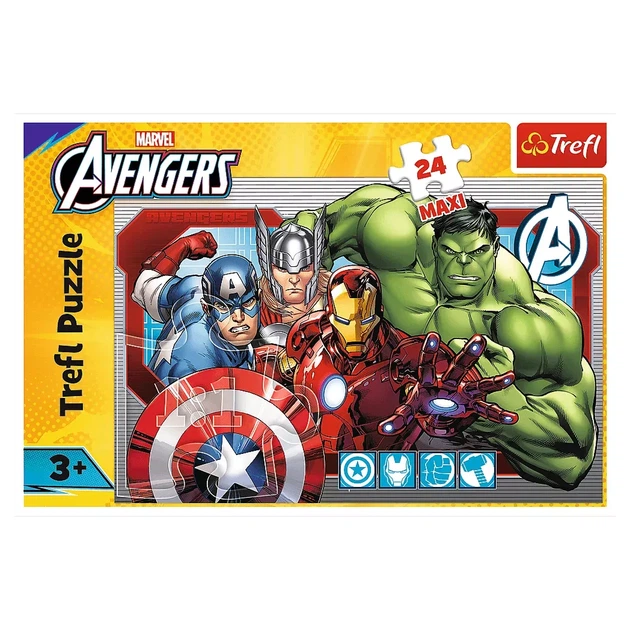 Пазли Trefl Marvel Maxi Завжди справедливі 24 ел (14378) - зображення 2