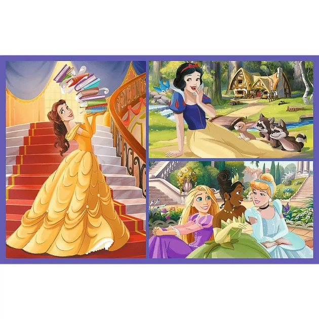 Набір пазлів Trefl Disney Princess Казкові дні (34440) - изображение 3