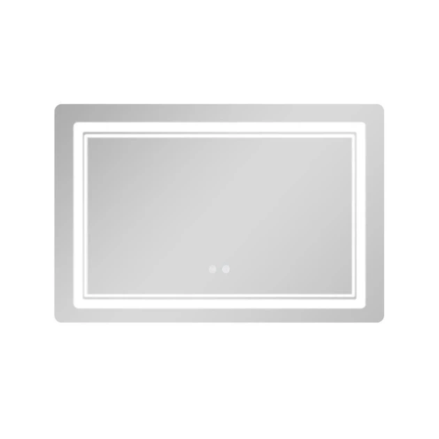 Зеркало Qtap Cardinal (CA2) 800х600 с LED-подсветкой Touch, с антизапотеванием, с диммером, рег. темп цвета (3000-6500K) - изображение 4
