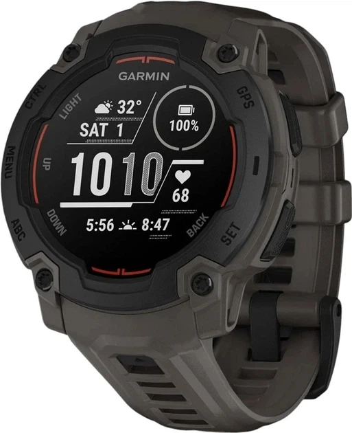 Смарт-годинник Garmin Instinct E 45mm Чорний with Charcoal Band (010-02933-00/13) - Фото 1 Смарт-годинник Garmin Instinct E 45mm Чорний with Charcoal Band (010-02933-00/13) - изображение 1