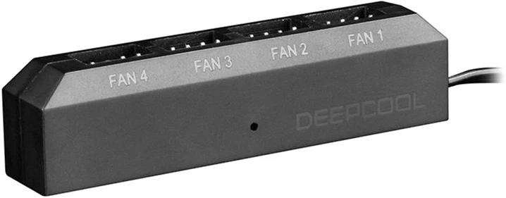 DeepCool Розгалужувач живлення FH-04 для підключення 4х PWM 12V 3/4-pin вентиляторів до материнської (FH-04) - Фото 1 DeepCool Розгалужувач живлення FH-04 для підключення 4х PWM 12V 3/4-pin вентиляторів до материнської (FH-04) - зображення 1