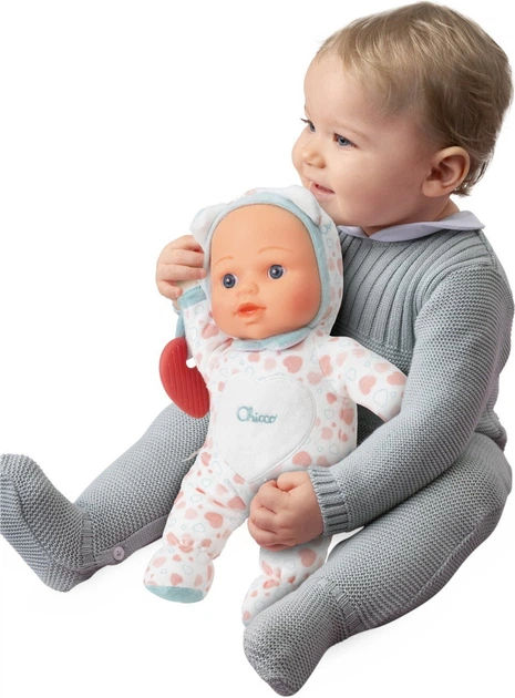 Lalka bobas Chicco Moja pierwsza lalka 30 cm Serca (8058664186242) - obraz 4