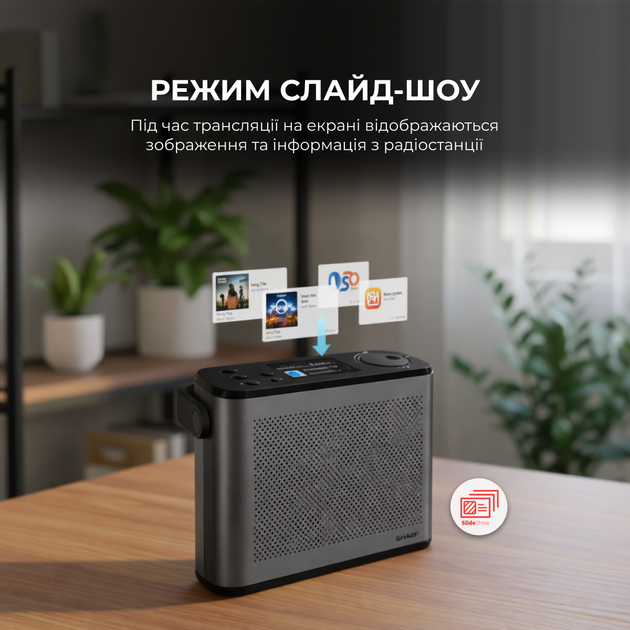 Радиоприемник Sharp DR-P540 Grey - изображение 2