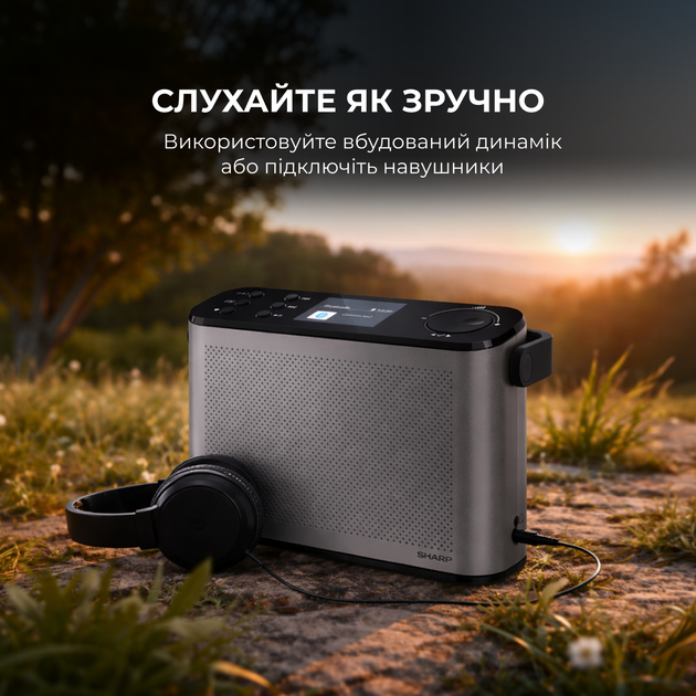 Радиоприемник Sharp DR-P540 Grey - изображение 6