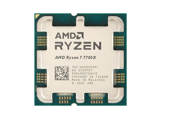 Процесор AMD Ryzen 7 7700X 4.5GHz/32MB/sAM5 ( 100-000000591 TRAY) (100-000000591) - Фото 1 Процесор AMD Ryzen 7 7700X 4.5GHz/32MB/sAM5 ( 100-000000591 TRAY) (100-000000591) - изображение 1