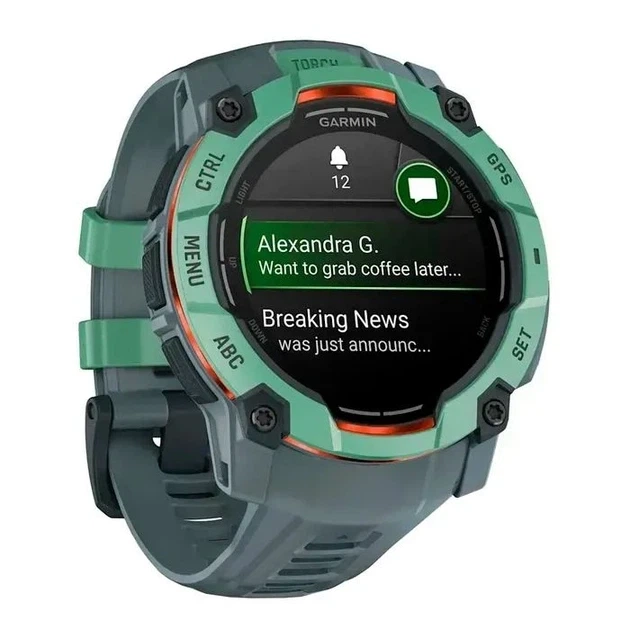 Смарт-часи Garmin Instinct 3 50mm AMOLED Neo Tropic with Twilight Band (010-03020-01) - Фото 1 Смарт-часи Garmin Instinct 3 50mm AMOLED Neo Tropic with Twilight Band (010-03020-01) - зображення 1