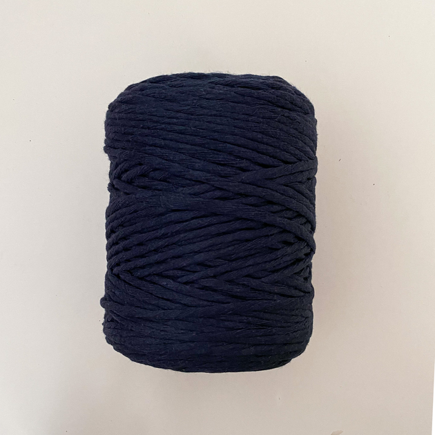 Шпагат для макраме YarnArt twisted 4мм 500г темно-синій (№784) - изображение 4