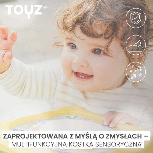 Розвиваюча іграшка Toyz Сенсорний куб 9028 (5903076322111) - зображення 12