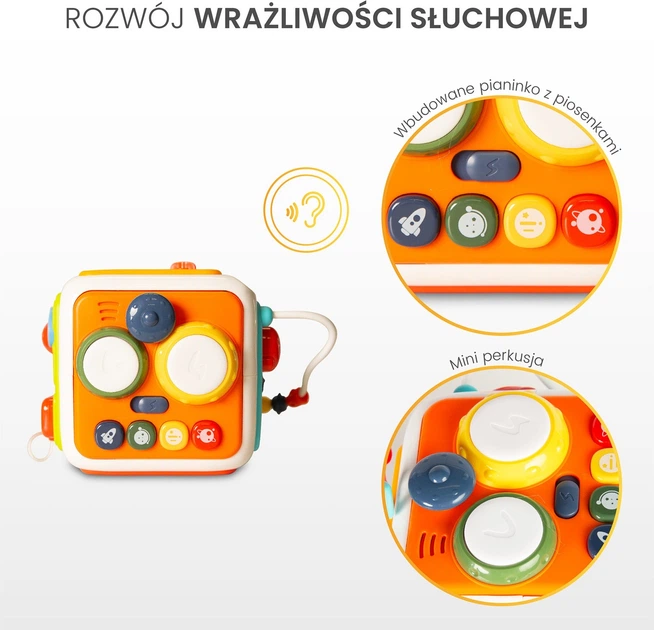 Розвиваюча іграшка Toyz Сенсорний куб 9028 (5903076322111) - зображення 17