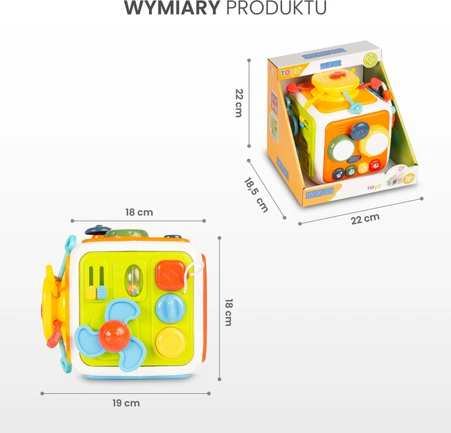 Розвиваюча іграшка Toyz Сенсорний куб 9028 (5903076322111) - зображення 18