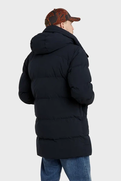 Чоловіча темно-синя куртка G-Whistler Padded Hooded Parka 2.1 G-Star RAW S D25347,D518 - зображення 3