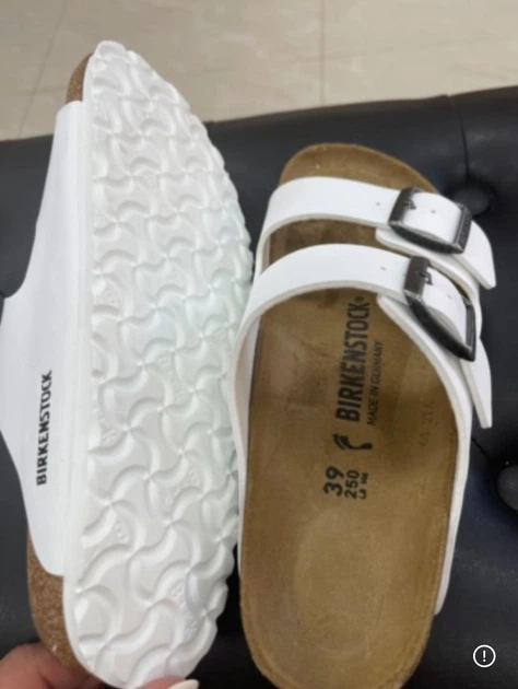 Женские шлепанцы BIRKENSTOCK ARIZONA 0552683 narrow 39 белые