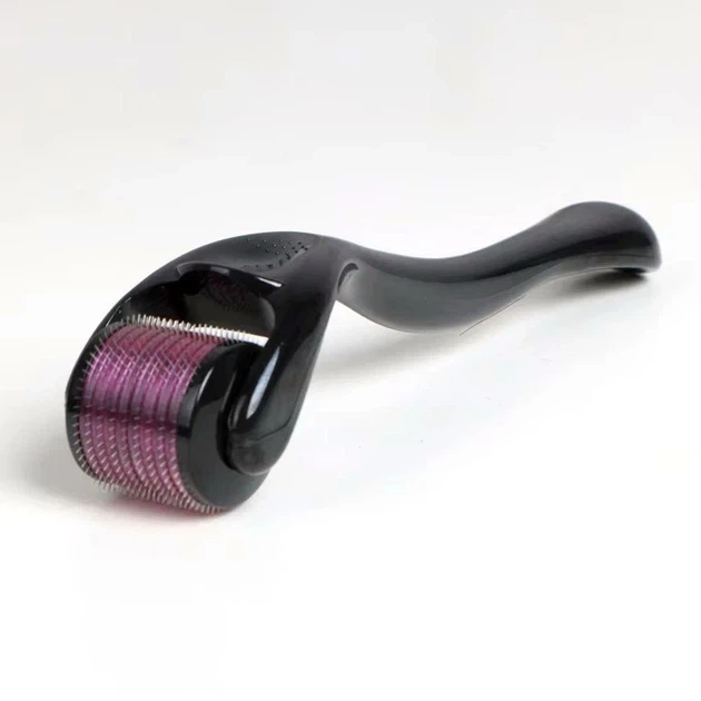 Мезороллер Derma Roller 540 титановых игл 0.25 мм для лица, волос и тела | Дермароллер массажный - изображение 5