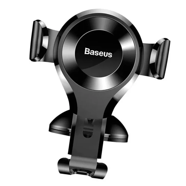 Автодержатель для телефона Baseus Osculum Type Gravity Car Mount SUYL-XP01, гравитационный держатель на панель/лобовое стекло, черный - изображение 4