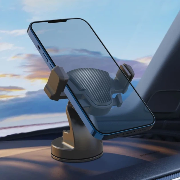 Автодержатель для телефона XO C88, на присоске, поворот 360°, универсальный, черный - Фото 7 Автодержатель для телефона XO C88, на присоске, поворот 360°, универсальный, черный - изображение 7