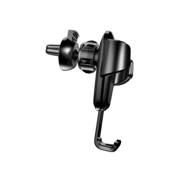 Автодержатель для телефона Baseus Gravity Car Mount Holder SUYL-01, гравитационный держатель смартфона в дефлектор авто, черный - Фото 4 Автодержатель для телефона Baseus Gravity Car Mount Holder SUYL-01, гравитационный держатель смартфона в дефлектор авто, черный - изображение 4