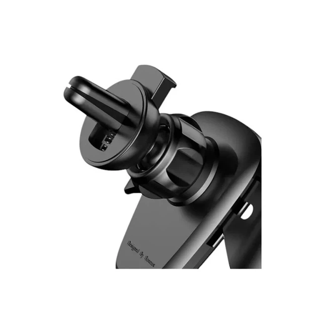 Автодержатель для телефона Baseus Gravity Car Mount Holder SUYL-01, гравитационный держатель смартфона в дефлектор авто, черный - Фото 6 Автодержатель для телефона Baseus Gravity Car Mount Holder SUYL-01, гравитационный держатель смартфона в дефлектор авто, черный - изображение 6