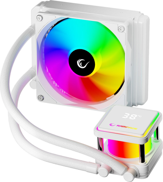 Chłodzenie wodne Rampage INFINITE V120 ARGB White (INFINITEV120-WHITE) - obraz 4