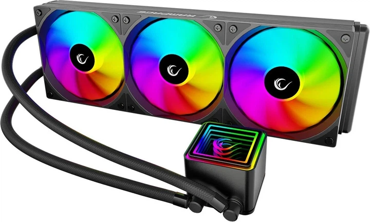 Система водяного охолодження Rampage INFINITE V360 ARGB Black (INFINITEV360-BLACK) - зображення 2