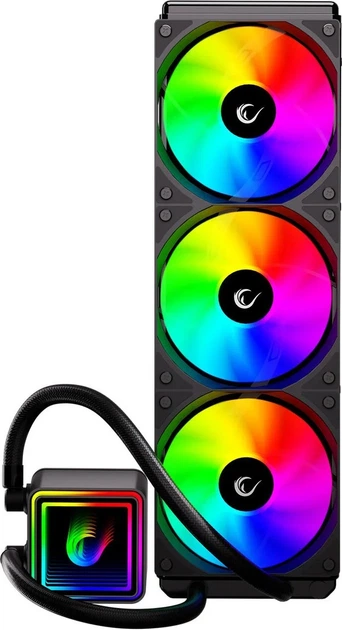 Система водяного охолодження Rampage INFINITE V360 ARGB Black (INFINITEV360-BLACK) - зображення 5