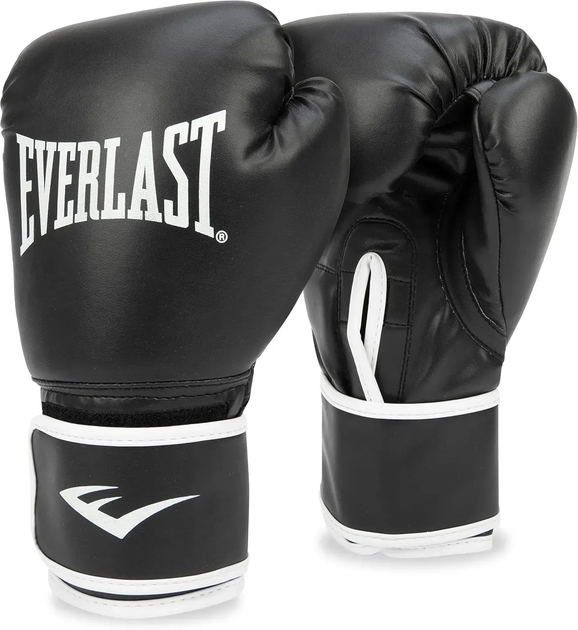 Боксерські рукавиці Everlast CORE 2 TRAINING GLOVE унцій S/M, чорно-білі - Фото 1 Боксерські рукавиці Everlast CORE 2 TRAINING GLOVE унцій S/M, чорно-білі - изображение 1