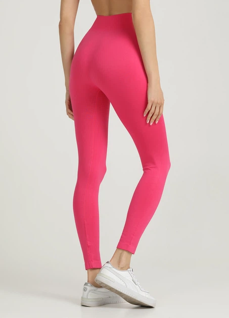 Бесшовные леггинсы женские из микрофибры Giulia LEGGINGS 02 L/XL Pink-bright pink, Женские лосины бесшовные - изображение 6