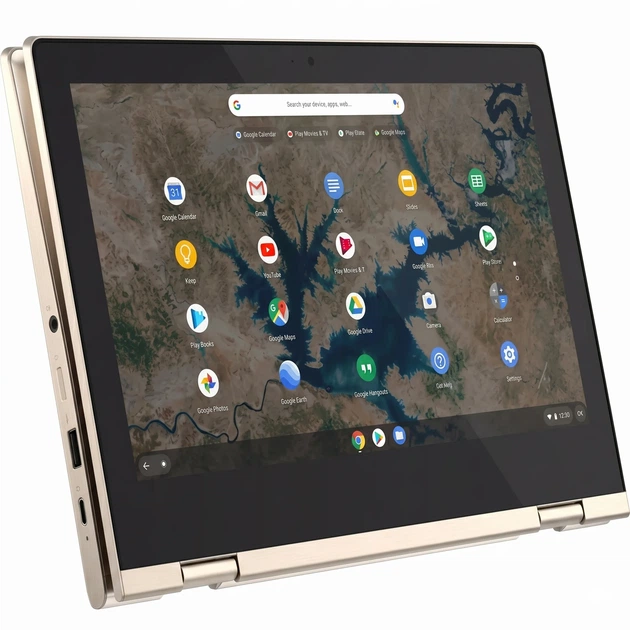 Сенсорный ноутбук 11.6" Lenovo IdeaPad Flex 3 11IGL05 Intel Celeron N4020 RAM 4GB eMMC 64GB 10час батарея ChromeOS (UKR) - Уценка - изображение 3