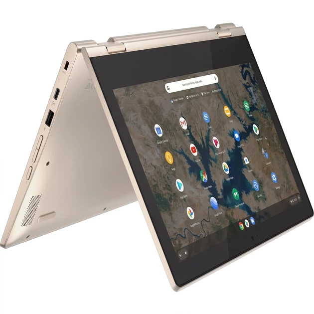 Сенсорный ноутбук 11.6" Lenovo IdeaPad Flex 3 11IGL05 Intel Celeron N4020 RAM 4GB eMMC 64GB 10час батарея ChromeOS (UKR) - Уценка - изображение 7