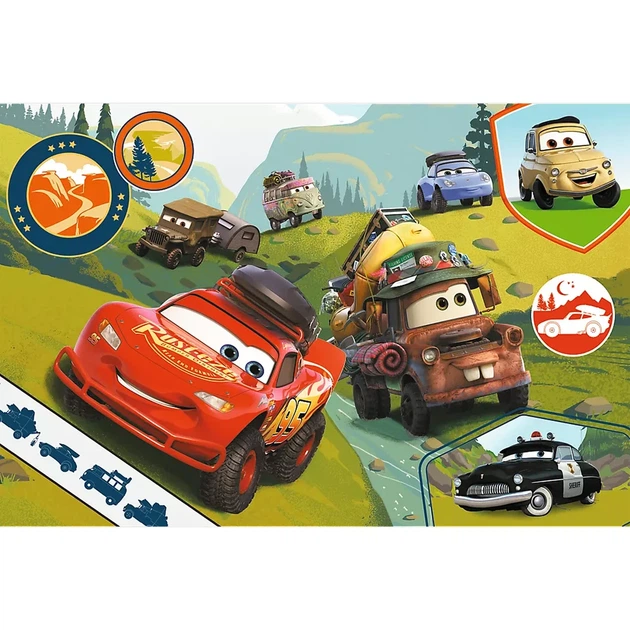 Пазли Trefl Cars Maxi Щасливі машинки 24 ел (14352) - зображення 2