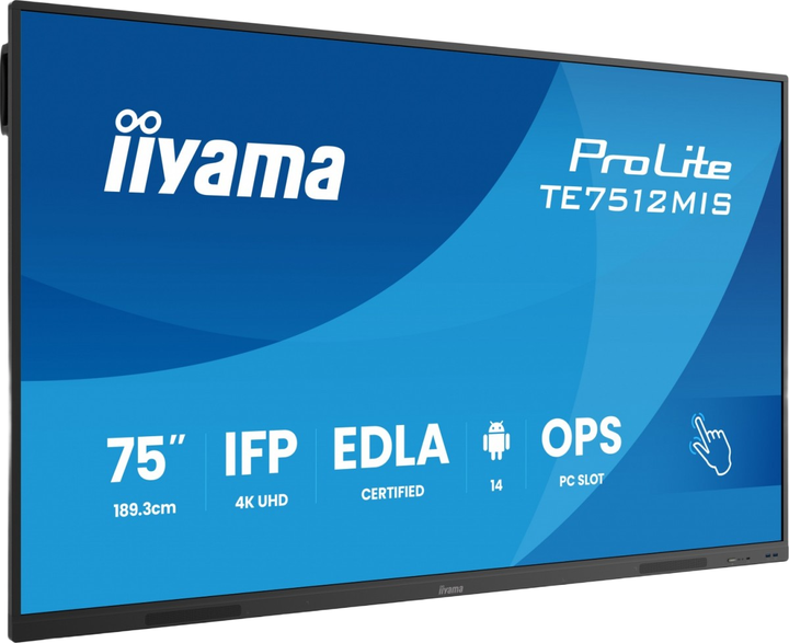 Monitor 75" iiyama ProLite TE7512MIS-B4AG - obraz 2