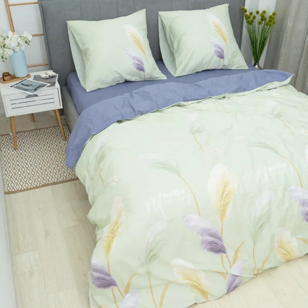 Комплект постельного белья Viluta евро Satin Twill 782 100% хлопок - изображение 4