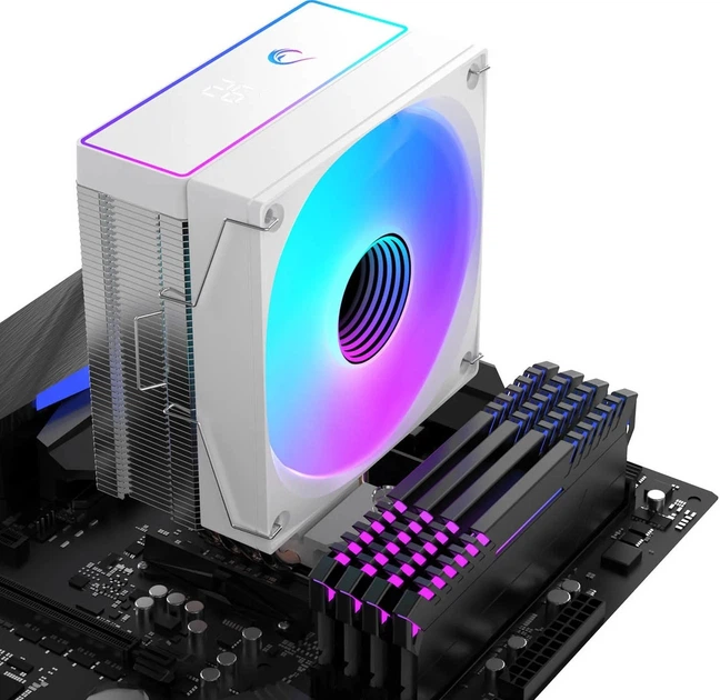 Кулер Rampage Octagon B70 ARGB White (OCTAGONB70-WHITE) - зображення 6