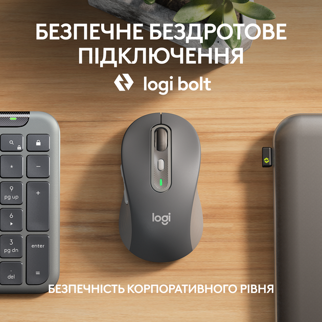 ІТ/наб LOGITECH MK950 Signature Slim Combo for Business - GRAPHITE - зображення 9