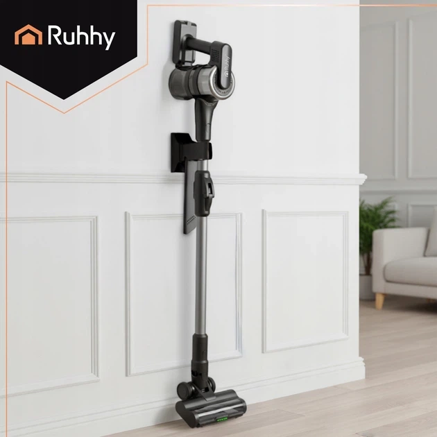 Аккумуляторный пылесос Ruhhy LunPro 26708 400 Вт 35 кПа 3 режима мощности, HEPA фильтр, складная труба - изображение 4