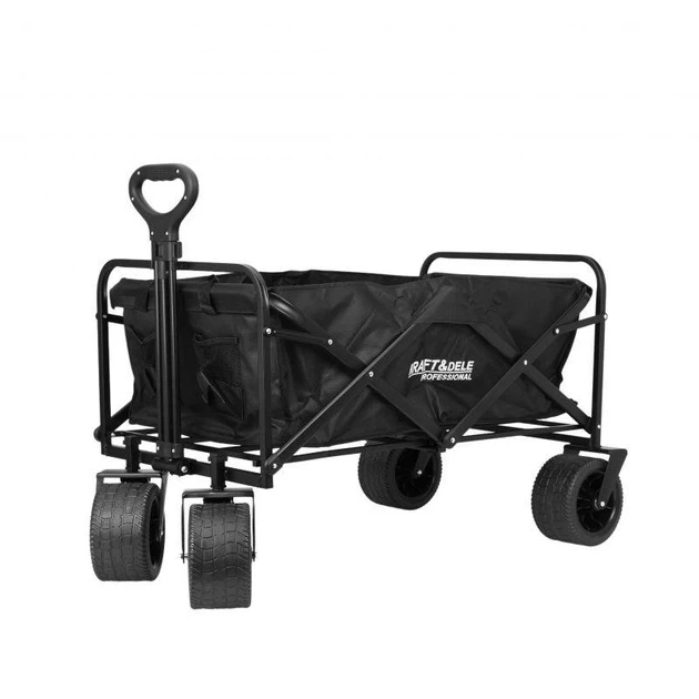 Складаний туристичний візок Kraft&Dele KD3089 160 л до 100 кг для саду, пляжу та перевезення вантажів - зображення 3