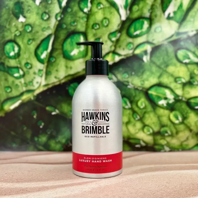 Мило для рук Hawkins & Brimble Cleansing Hand Wash Eco-Refillable 300мл - зображення 4