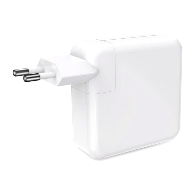 Мережевий зарядний пристрій 96 Вт USB-C PD для Macbook білий полікарбонат - зображення 7