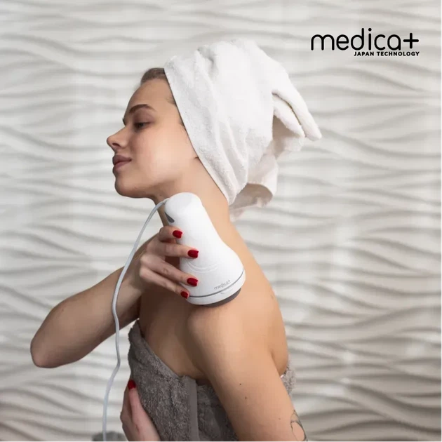 Антицеллюлитный массажер для тела MEDICA+ MassPro 3.0 — 8 насадок, лимфодренаж и моделирование контуров тела - изображение 7