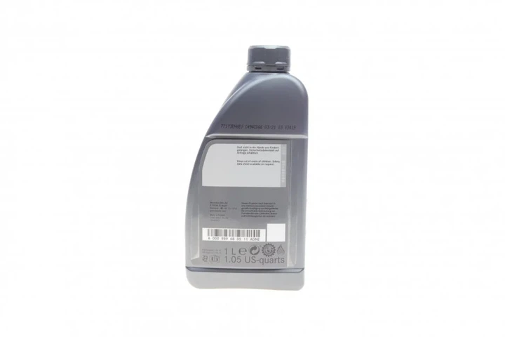 Олива трансмісійна MB 236.14 (1 Liter) MERCEDES 000989680511ADNE MERCEDES-BENZ 000989680511ADNE Mercedes M-Class, C-Class, GL-Class, E-Class, S-Class, CLS-Class, GLK-Class, G-Class, Vito, Sprinter 000989080411ATLE, 000989680511ATLE, 000989680511BRD6 - изображение 3