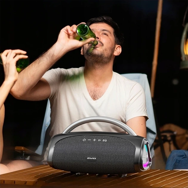 Bluetooth колонка Awei KA39 (100W)- чорний - изображение 3