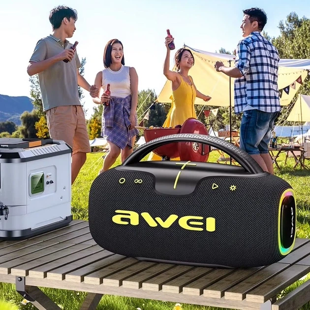 Bluetooth колонка Awei KA28 (50W)- чорний - изображение 2