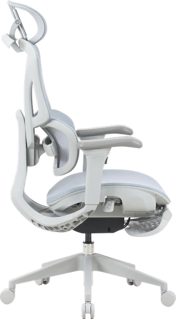 Крісло офісне OfficePro Elite OC950GLB Gray/Light Blue - зображення 4