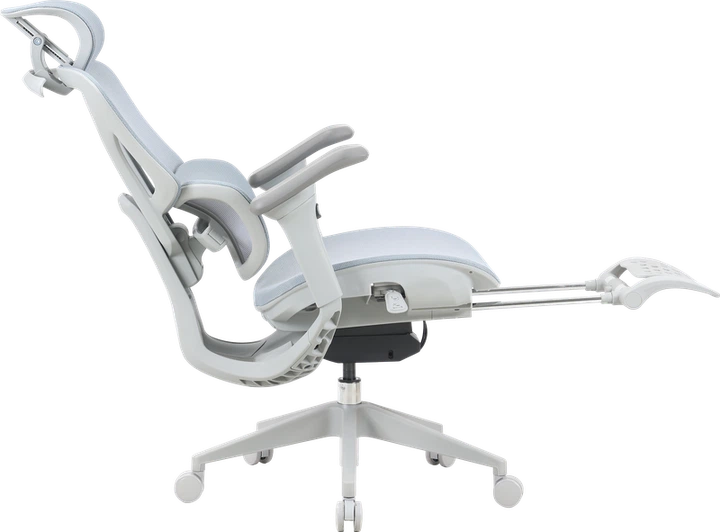 Крісло офісне OfficePro Elite OC950GLB Gray/Light Blue - зображення 8