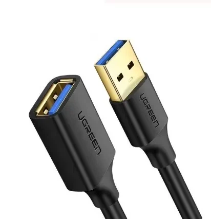 Подовжувач UGREEN US129 USB 3.0 Extension Male Cable 1.5m (Black)(UGR-30126) - Фото 1 Подовжувач UGREEN US129 USB 3.0 Extension Male Cable 1.5m (Black)(UGR-30126) - зображення 1