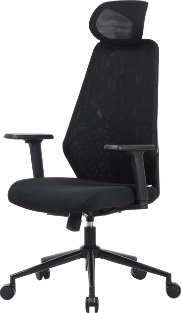 Крісло офісне OfficePro Fusion OC577B Black - Фото 1 Крісло офісне OfficePro Fusion OC577B Black - изображение 1