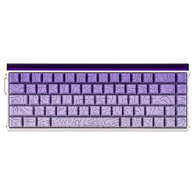 Магнитная клавиатура AULA HERO 68 HE Purple Contours, размер 65%, Hall Effect, Rapid Trigger, 8000 Гц опроса, RGB подсветки - Фото 3 Магнитная клавиатура AULA HERO 68 HE Purple Contours, размер 65%, Hall Effect, Rapid Trigger, 8000 Гц опроса, RGB подсветки - изображение 3