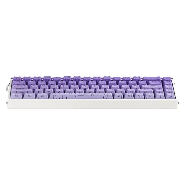 Магнитная клавиатура AULA HERO 68 HE Purple Contours, размер 65%, Hall Effect, Rapid Trigger, 8000 Гц опроса, RGB подсветки - Фото 5 Магнитная клавиатура AULA HERO 68 HE Purple Contours, размер 65%, Hall Effect, Rapid Trigger, 8000 Гц опроса, RGB подсветки - изображение 5